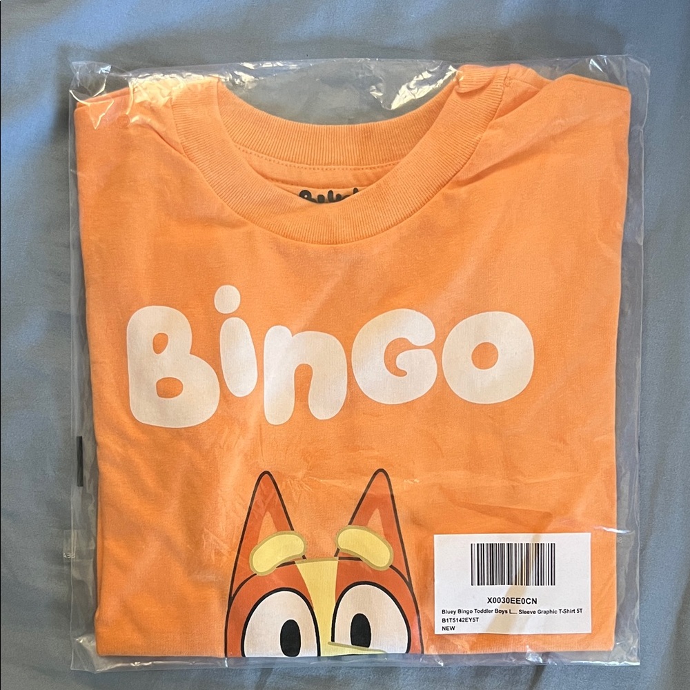Bluey Bingo Toddler 5T short sleeve t-shirt